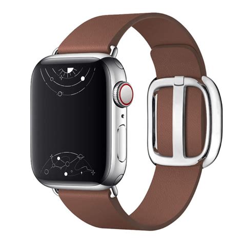 leather modern buckle apple watch band
